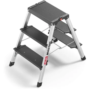 Hailo Master D70 dvipusis sulankstomas pakopų suolelis, 2x3 pakopos