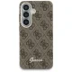 Guess 4G Script MagSafe Case for Samsung Galaxy S26, Brown