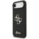 Guess Silicone Big 4G Script dėklas iPhone Air, juodas