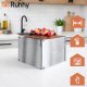 Adjustable Rectangular Cake Ring Baking Mold Ruhhy 15cm, Silver