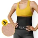 4FIZJO Neoprene Slimming Waist Belt S/M, Black