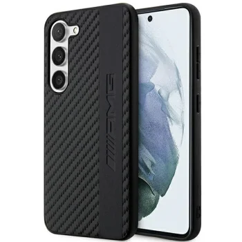 Mercedes AMG Carbon Stripe Case for Samsung Galaxy S23+, Black
