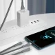 Dudao L20X 3-in-1 USB Cable to Lightning / Micro USB / USB-C 65W, 1.2m, Gray