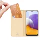 Dux Ducis Skin Pro atverčiamasis dėklas Samsung Galaxy A22 4G, auksinis