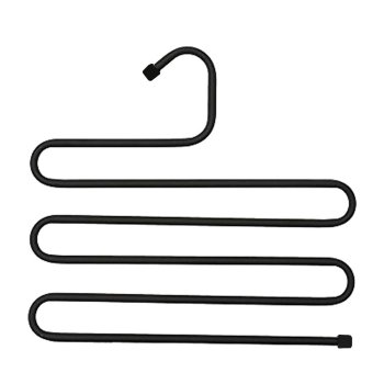 Multi-Layer Trousers Hanger for 5 Pairs AG17B, Black
