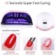 Glow V7 UV/LED nagų lempa 168W