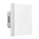 Išmanusis Zigbee jutiklinis sieninis jungiklis Sonoff ZBM5-3C-86W, 3 kanalų, baltas