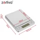 Tikslios virtuvinės svarstyklės Zortiva, 500 g x 0.01 g, LCD, 2 indai