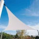 Multigarden 19190B BEIGE Waterproof Sun Shade Sail 3x3x3m, Beige