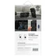 Uniq Keva Air dėklas iPhone 16 Pro Max telefonui, juodas (carbon black)