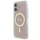 Guess dėklas iPhone 16 Plus telefonui IML 4G MagSafe, rožinis