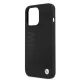BMW Silicone Signature MagSafe dėklas iPhone 13 Pro / 13, juodas