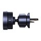 Baseus MagPro BS-CW04 magnetinis automobilinis laikiklis su Qi2 15W įkrovikliu, juodas