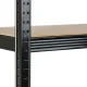 Metalinė lentyna Humberg HR-811, 150 x 75 x 30 cm, juoda
