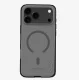 Nillkin iPhone 17 Pro Max dėklas Super Frosted Shield Pro Magnetic, skaidrus juodas