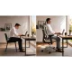 Ergonominė biuro kėdė su tinkleliu Sofotel Talin, pilka