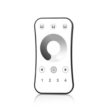 4-Zone Single Color LED Remote Control R6 RF 2.4GHz Touch Dimmer