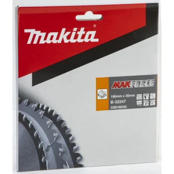 Diskinio pjūklo diskas Makita MAKFORCE medžiui 190 x 30 mm, 24T, B-32247