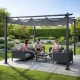 Sodo pergola Multigarden 3x4 m, pilka