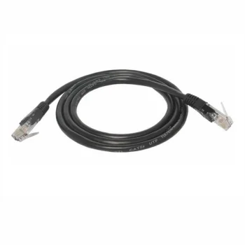 UTP CAT5e tinklo laidas (Patch cord) RJ-45 1m, juodas