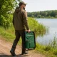 Sulankstoma žvejybos kėdė su kuprine ir šaltkrepšiu 3in1