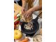 Large Frying Pan with Non-Stick Coating, 28cm, Black