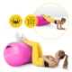 Inflatable Gymnastics Roller 4FIZJO Air Barrel 100 x 75 cm, Blue