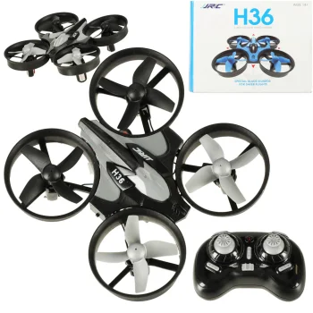 JJRC H36 Mini RC dronas su 6 ašių giroskopu ir LED, juodas