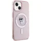Karl Lagerfeld iPhone 15 deklas IML Choupette MagSafe, rozinis