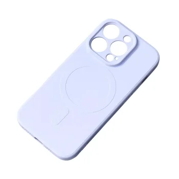 Hurtel MagSafe Compatible Silicone Case for iPhone 15, Blue