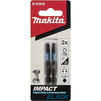 Suktuvo antgaliai Makita Impact Black T30 x 50 mm, 2 vnt. (B-63806)