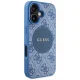 Guess 4G Circle Classic Logo MagSafe dėklas, skirtas iPhone 16, mėlynas