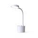 Forever Light PURE FLB-20 AGNES LED Desk Lamp 5W with Organizer, White