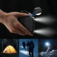 Wozinsky W11-B 10000mAh 10W Power Bank with Built-in Cables and Flashlight, Black
