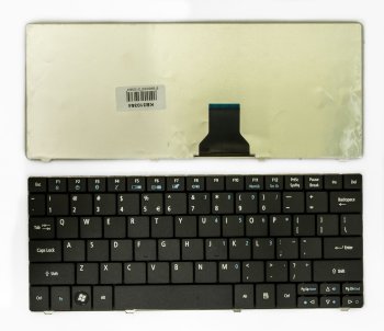 Acer Aspire One 721 / 722 / 751 nešiojamojo kompiuterio klaviatūra, juoda