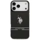U.S. Polo Assn. dėklas iPhone 17 Pro Max telefonui su MagSafe, juodas