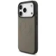 Mercedes dėklas iPhone 17 Pro telefonui Leather Vintage Logo MagSafe, smėlio spalvos