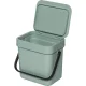 Atliekų dėžė Brabantia Sort & Go 3 L, Jade Green