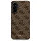Guess 4G Metal Gold Logo Phone Case Cover Samsung Galaxy A56 - Brown
