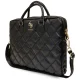 Nešiojamojo kompiuterio krepšys 16\" Guess Quilted 4G, juodas