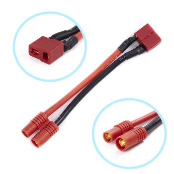 RC jungties adapteris T-Dean (lizdas) į FF 3.5 mm (lizdas), 2 vnt.