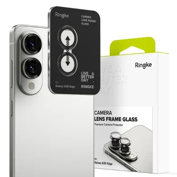 Ringke kameros lęšių apsauginis stiklas Samsung Galaxy S25 Edge, skaidrus