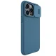 Nillkin CamShield Pro dėklas iPhone 14 Pro Max telefonui su kameros užsklanda, mėlynas