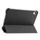 Apple iPad mini (2024) (A2995) trigubai sulankstomas dėklas, juodas