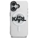 Karl Lagerfeld IML Karl Sketch Logo MagSafe dėklas iPhone 16, skaidrus
