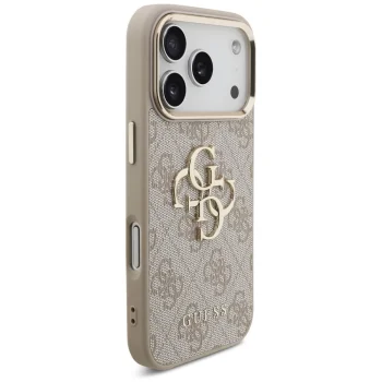 Guess 4G Big 4G Classic Logo dėklas iPhone 17 Pro / 18 Pro, Rose Gold