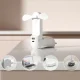 Nešiojamas rankinis ventiliatorius Jisulife Life8 Plus 4500 mAh su žibintuvėliu, baltas