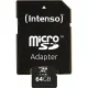 Intenso 64GB microSDXC Class 10 atminties kortelė su adapteriu
