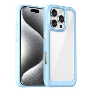 Outer Space Case for iPhone 16 Pro Max Hybrid Cover, Blue