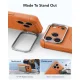ESR Cyber Tough Kickstand MagSafe dėklas telefonui Apple iPhone 18 Pro / 17 Pro, oranžinis